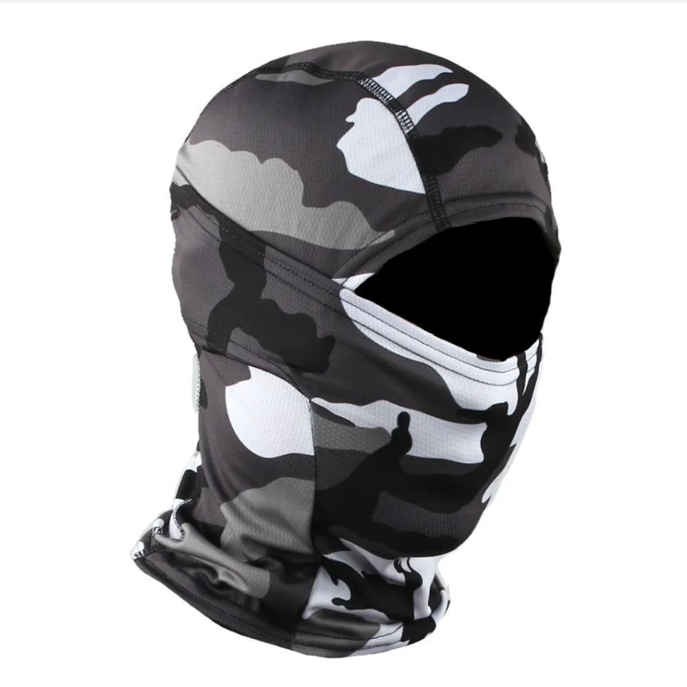 Balaclava Camo Face Mask UV Protection Hood Outdoor Tactical Skiing Cycling Mask